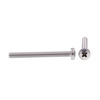 Prime-Line Machine Screw, Metric Pan Head, Phil Drive M5-0.8 X 50MM A2-70 Stainless Steel 10PK 9131462